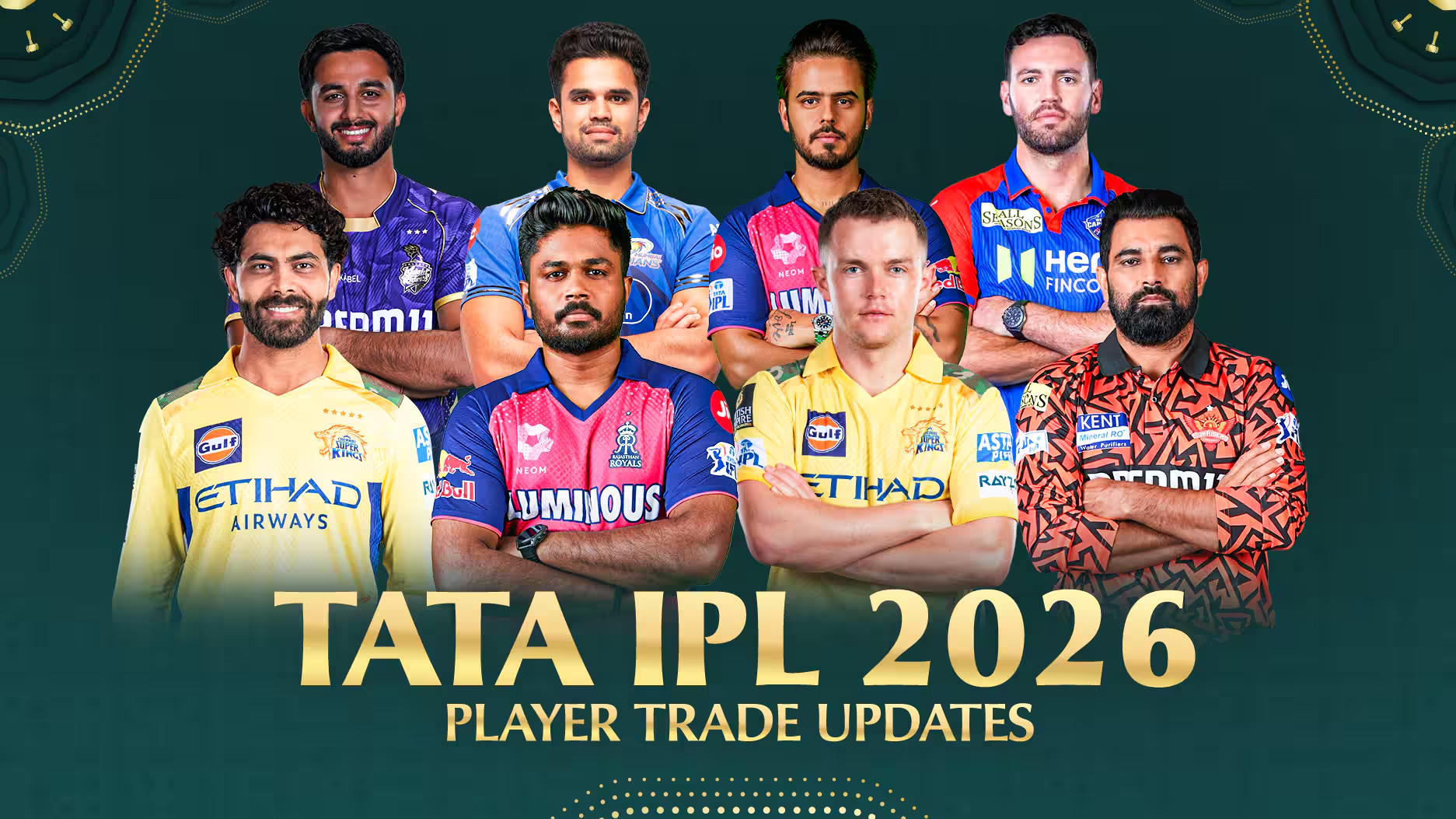 IPL 2026 all teams and captains - Bet on Octa247